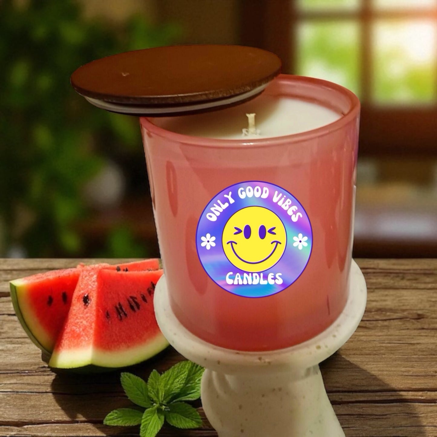 Watermelon 9oz single wick
