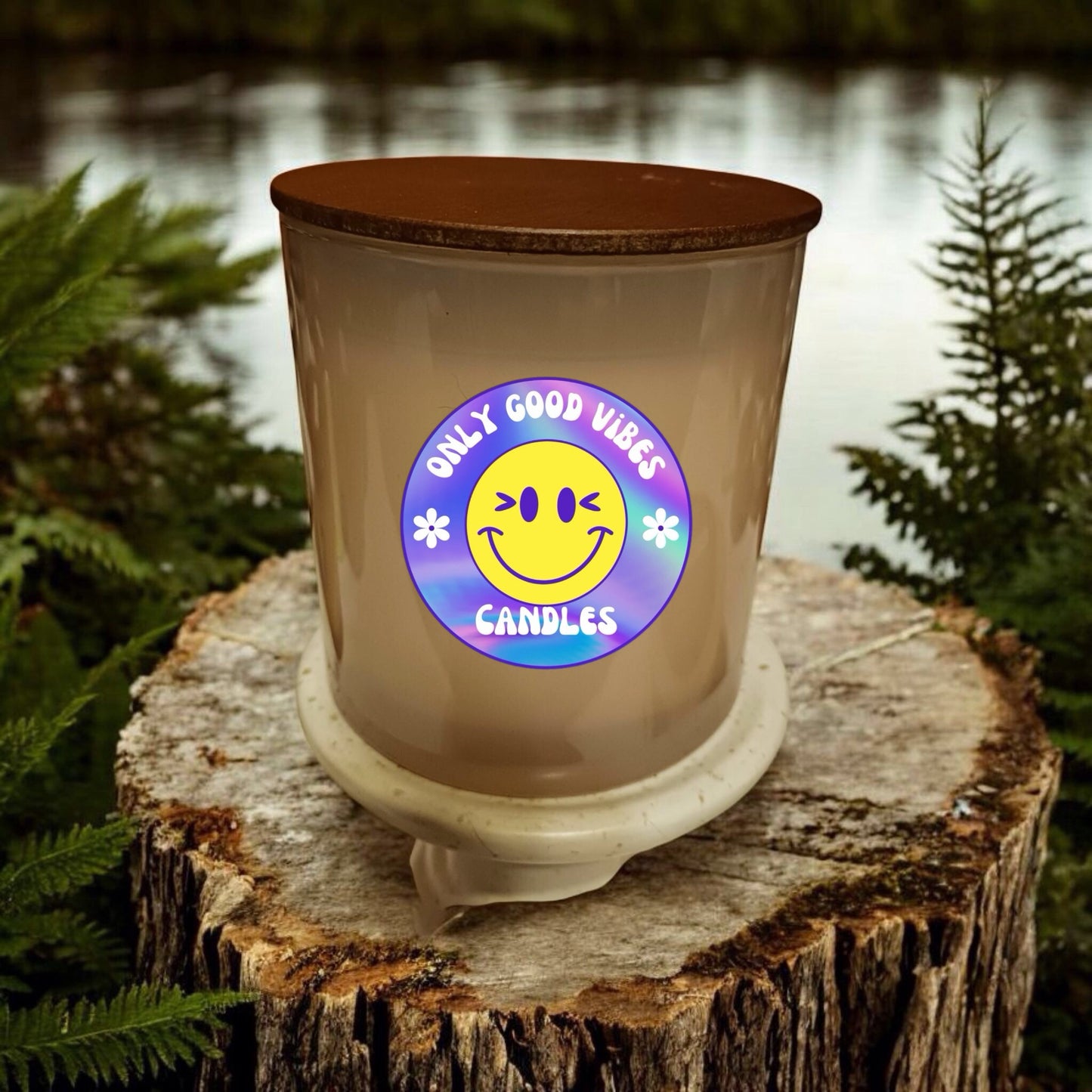Mahogany Teak 9oz single wick
